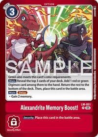 Alexandrite Memory Boost!