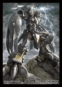 Digimon Card Game Official Sleeves - BlackWarGreymon (Sinister Order Box Topper) (5-pack)
