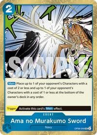 Ama no Murakumo Sword (Pirate Foil)