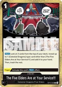The Five Elders Are at Your Service!!!