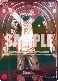 Shanks - OP09-004 (SP) (Silver)