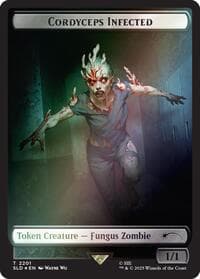 Cordyceps Infected Token (2201) (Rainbow Foil)