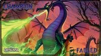 Disney Lorcana: Maleficent - Monstrous Dragon Playmat (Champion)