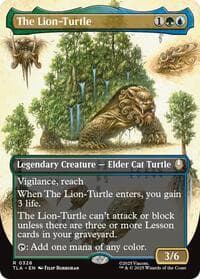 The Lion-Turtle (Borderless)