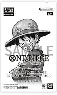 3rd Anniversary One Piece Card Game Treasure Campaign Pack