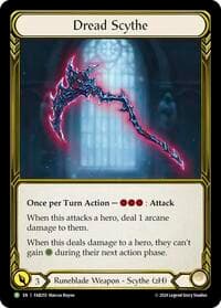 Dread Scythe (Golden) - FAB255