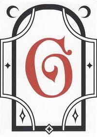 Letter Card - G