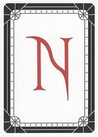 Letter Card - N
