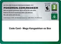 Code Card - Mega Kangaskhan ex Box