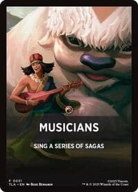 Musicians Theme Card