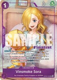 Vinsmoke Sora (CS 25-26 Finalist Card Set 2)