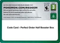 Code Card - Perfect Order Half Booster Boxes