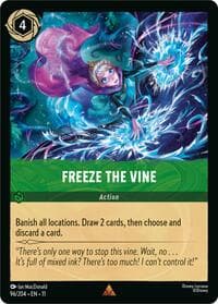 Freeze the Vine