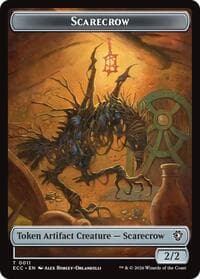 Scarecrow // Treasure Double-Sided Token