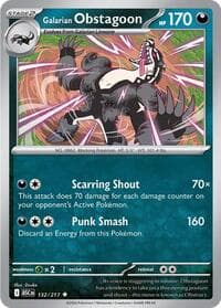 Galarian Obstagoon - 132/217