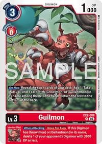 Guilmon - EX2-008 (Reprint)