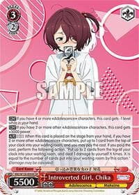 Introverted Girl, Chika (SR)