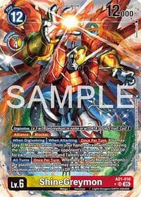 ShineGreymon - AD1-016 (Alternate Art)