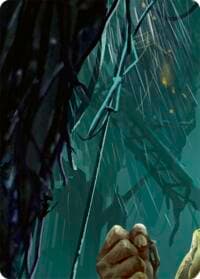 Riptide, Lurker of the Deep // Gravy Bones, Shipwrecked Looter Double Sided Art Card (Top Right)