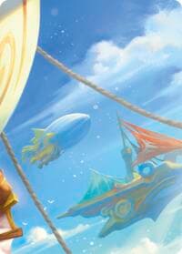 Puffin, Full Steam Ahead // Marlynn, Treasure Hunter Double Sided Art Card (Middle Right)