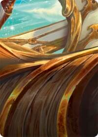 Puffin, Full Steam Ahead // Marlynn, Treasure Hunter Double Sided Art Card (Bottom Center)