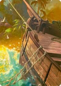 Treasure Island // High Seas Map Doubled Sided Art Card (Middle Center)