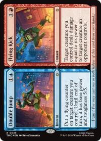 Double Jump // Flying Kick (Surge Foil)
