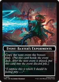 Event: Baxter's Experiments