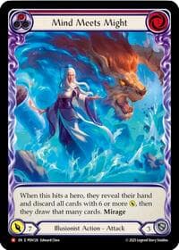 Mind Meets Might (Red) (Extended Art)