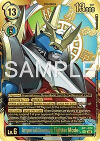 Imperialdramon: Fighter Mode - AD1-024 (Rare Pull)