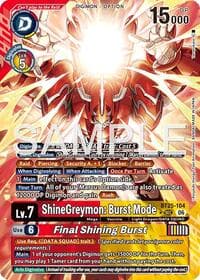 ShineGreymon: Burst Mode // Final Shining Burst (Alternate Art)