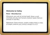 Welcome to Valley (Black Lotus Unknown Planechase)