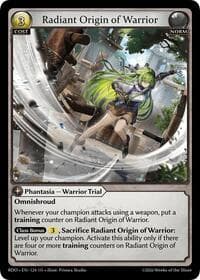 Radiant Origin of Warrior