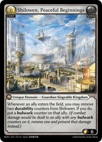 Shilowen, Peaceful Beginnings