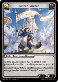 Banner Raccoon (Curio Foil)