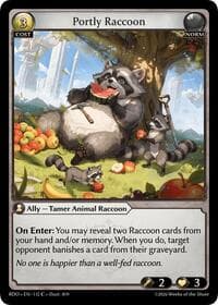 Portly Raccoon (Curio Foil)