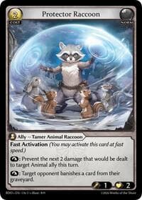 Protector Raccoon (Curio Foil)