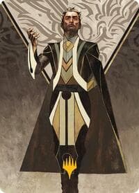 Ral Zarek, Guest Lecturer Art Card (Gold-Stamped Planeswalker Symbol)