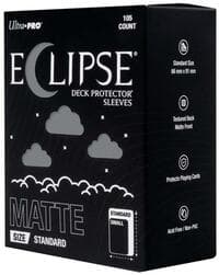 Eclipse Standard Matte Deck Protector Sleeves - Smoke Grey (105-Pack)