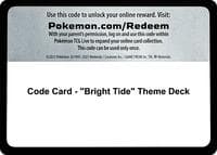 Code Card - "Bright Tide" Theme Deck