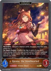 Djeana, the Stouthearted (Evolved) - P15EN (Foil)