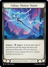 Volzar, Meteor Storm