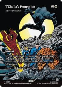 T'Challa's Protection - Teferi's Protection (Borderless)