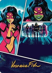 Secret Invasion Art Card (Gold-Stamped Signature)