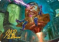 M.O.D.O.K. Art Card (Gold-Stamped Signature)