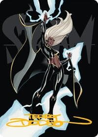 Storm, Windrider Art Card (Gold-Stamped Signature)
