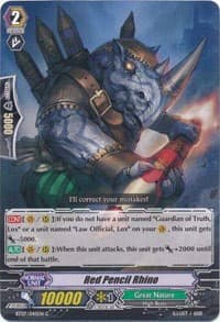 Red Pencil Rhino