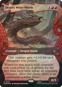Desert Were-Worm (Showcase) (Surge Foil)