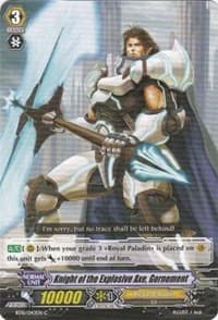 Knight of the Explosive Axe, Gornement