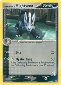 Team Aqua's Mightyena - 15/95